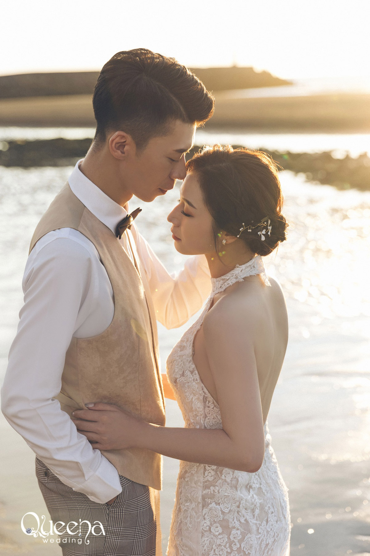 Seaside Panorama Pre-wedding Photoshoot
