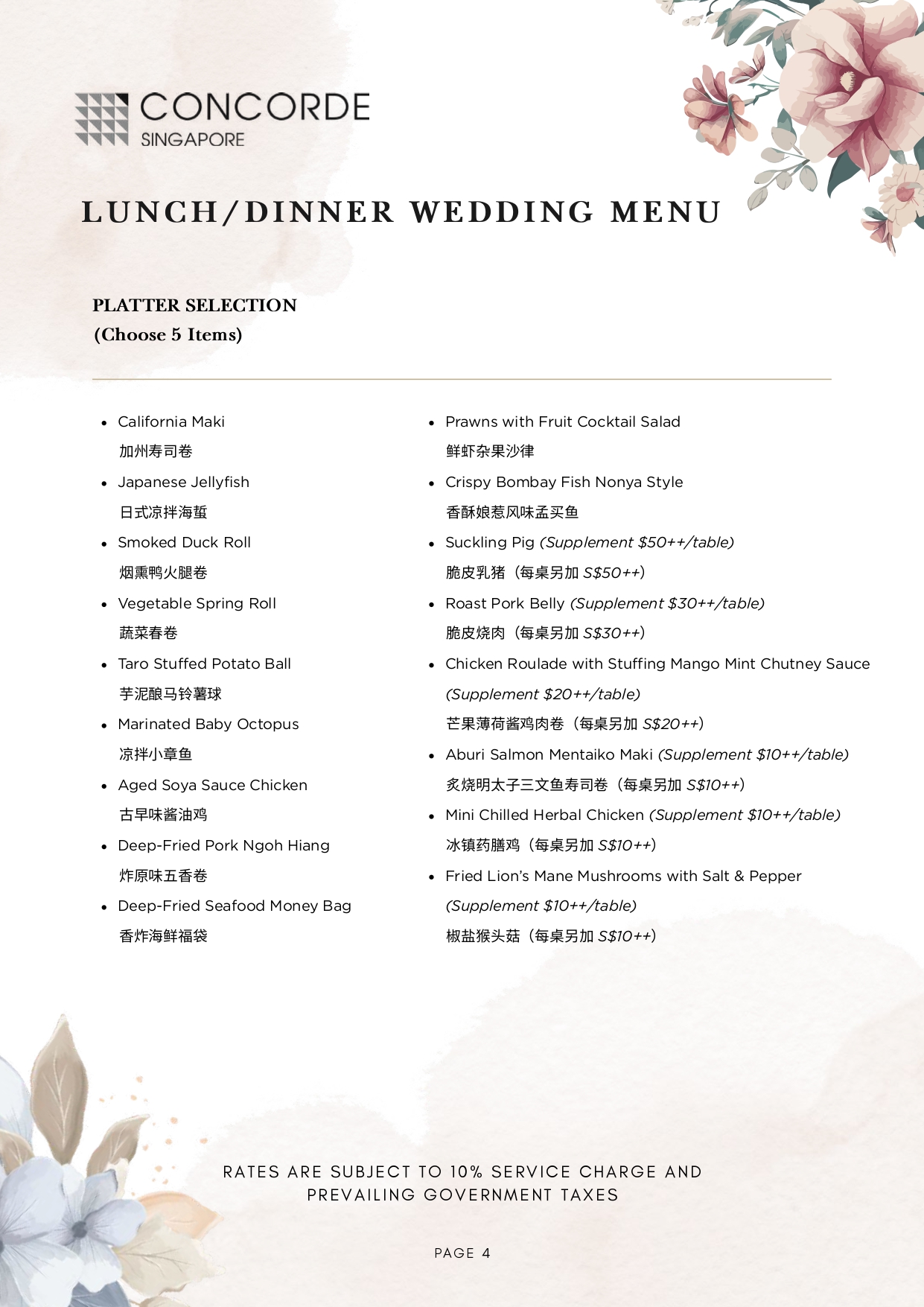 2027 & 2028 Intimate Wedding Package